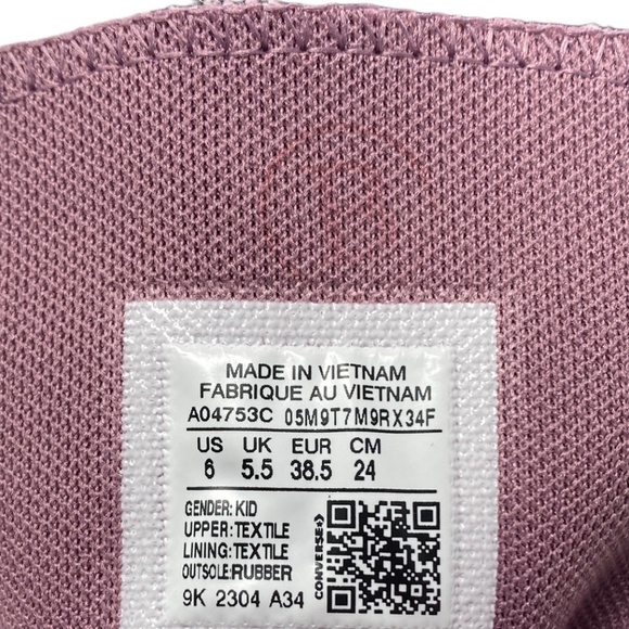 Converse Ctas Lift Platform Sneaker Skate Women Casual Violet Canvas A04753C-WVF - Picture 9 of 10